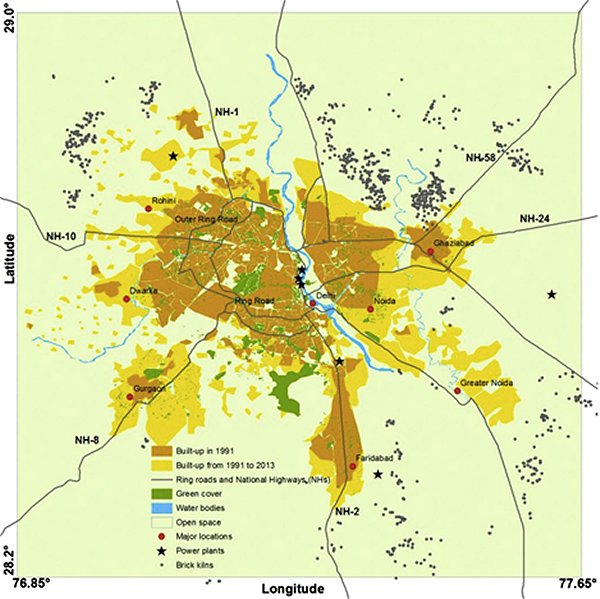 New Delhi Urbanization 